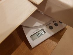 first weigh-702gms